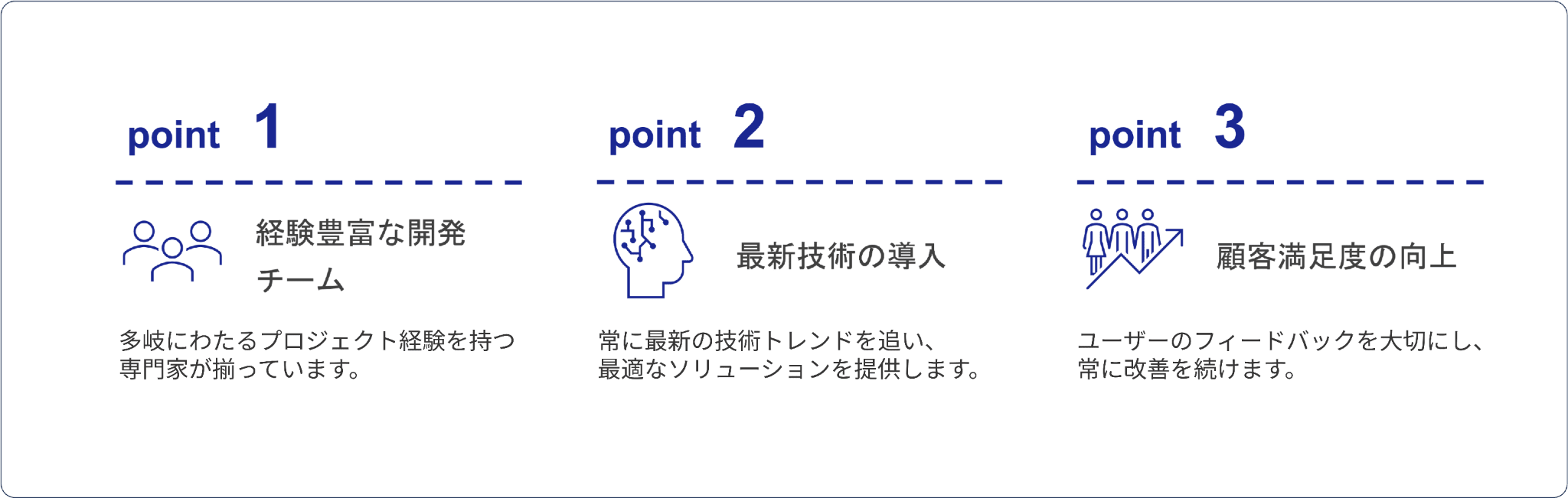 私たちの強みイメージ